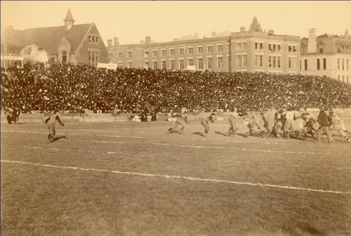 #BlackFootballHistoryMonth Continued-if they must crack all the bones and drive the life from those who sustained them.” The new strategies, including the “flying wedge, heightened crushing force trauma. In 1894, when Yale faced Harvard, the toll: a broken nose, a snapped-