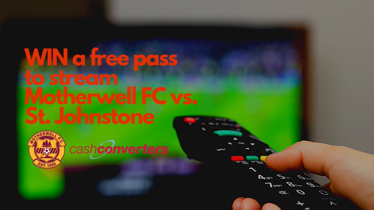 cash_converters's tweet photo. Fancy kicking off the weekend in style?⚽️
 
Our partner, @MotherwellFC is giving one of our followers the chance to win a free pass to live stream their match against St. Johnstone THIS SATURDAY!
 
To #WIN, simply RT this post by midnight on Thursday 18th Feb!

🍀  GOOD LUCK! https://t.co/GBmfRCoopU