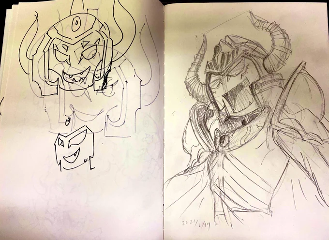 因みに隣のラクガキはこう 