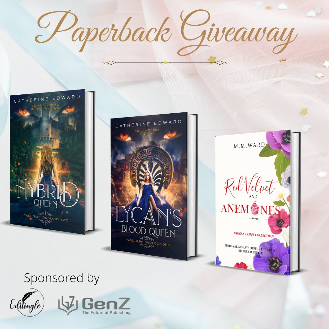 #PaperbackGiveaway!
Enter now to win 3 amazing books woorise.com/catherineedwar…
#bookgiveaway #giveaway #paperbackgiveaway #bookishgiveaway #giveawaytime #giveawaycontest #bookgiveaways #giveawayalert #fantasybooks #paranormalreads #chicklit #womenfiction #bookdeals