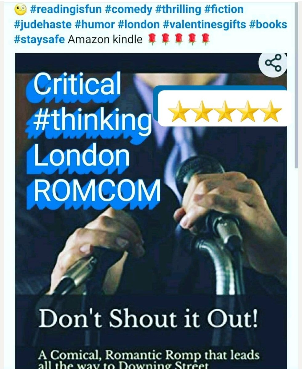 #read #contemporary #comedy #QuickReads #StayStrong #UK #Download #creative #writing #mentalhealth #awarenessday 🇬🇧

amazon.com/Dont-Shout-Out… 🧐🧐🧐🧐🧐
amazon.co.uk/Dont-Shout-Out… #lockdown #london #staysafe #read #fiction