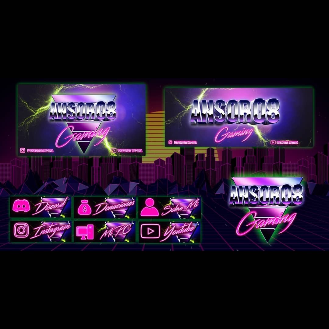 AKanudesign's tweet photo. 🎮 ♀️
Total pack en movimiento para Ansor08 gaming!
#akanudesign #graphicdesign #diseñografico #diseñadorgrafico #diseños #design #designer #twitchstream #twitchstream #twitchart #streamer #streaming #stream #gaming #gamer #gamerlogos #logocreating #logotipo #logodesign https://t.co/thzTqJq44Y