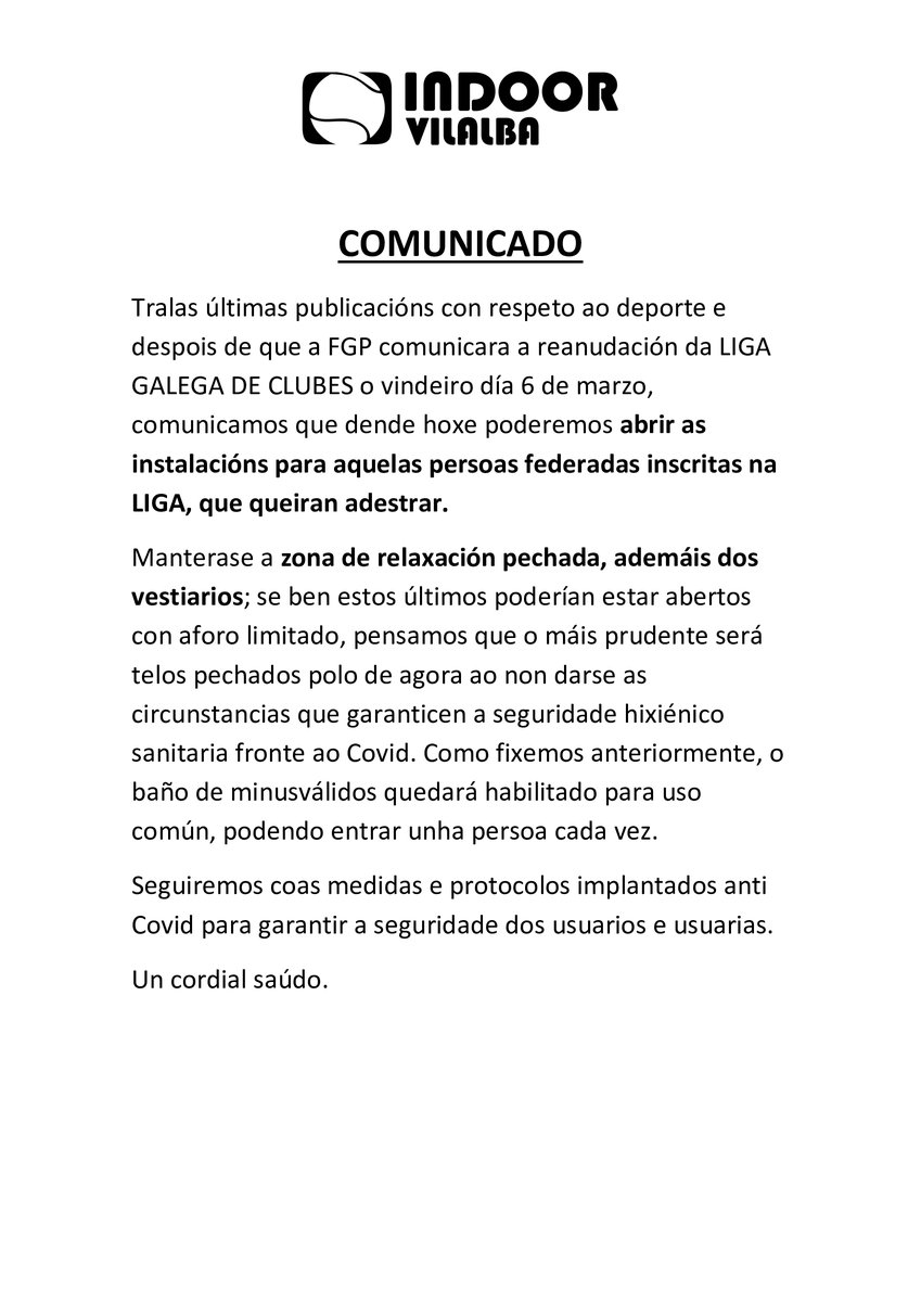 Indoor Vilalba (@indoorvilalba) on Twitter photo 