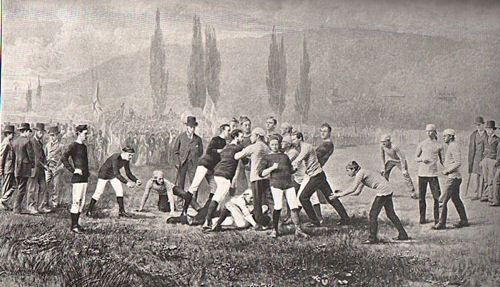  #BlackFootballHistoryMonth Continued-of a ruffian and a bully”, referring to Roosevelt’s "Big Stick" foreign policy, but also to his advocacy of football. He had recruited former football players to serve as his “Rough Riders” during the Spanish-American War. As the crusade-