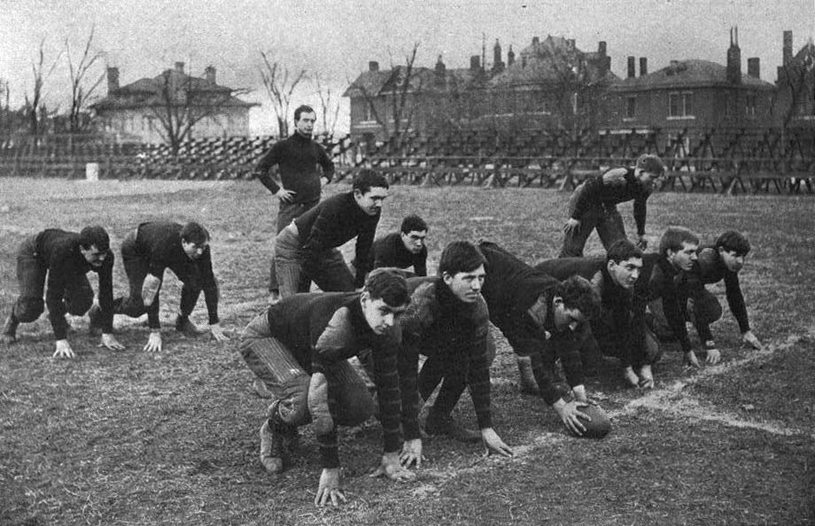  #BlackFootballHistoryMonth Continued-in 1893. “It is mere unmanly folly to try to do away with the sport because the risk exists.” October 9, 1905, now, President Roosevelt interceded.