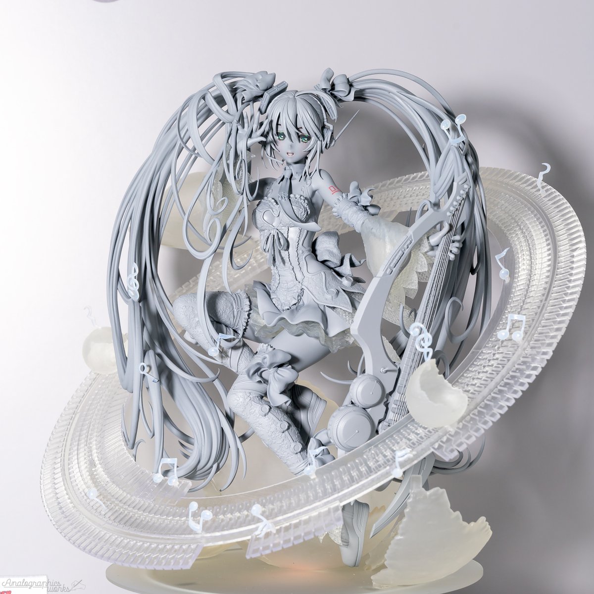 Difeet マックスファクトリーさんより 初音ミク バーチャル ポップスター Ver 原型 智恵理 美樹本晴彦さんの描く 初音ミク 情報量が多すぎて脳が熱い 初音ミク ワンホビ32