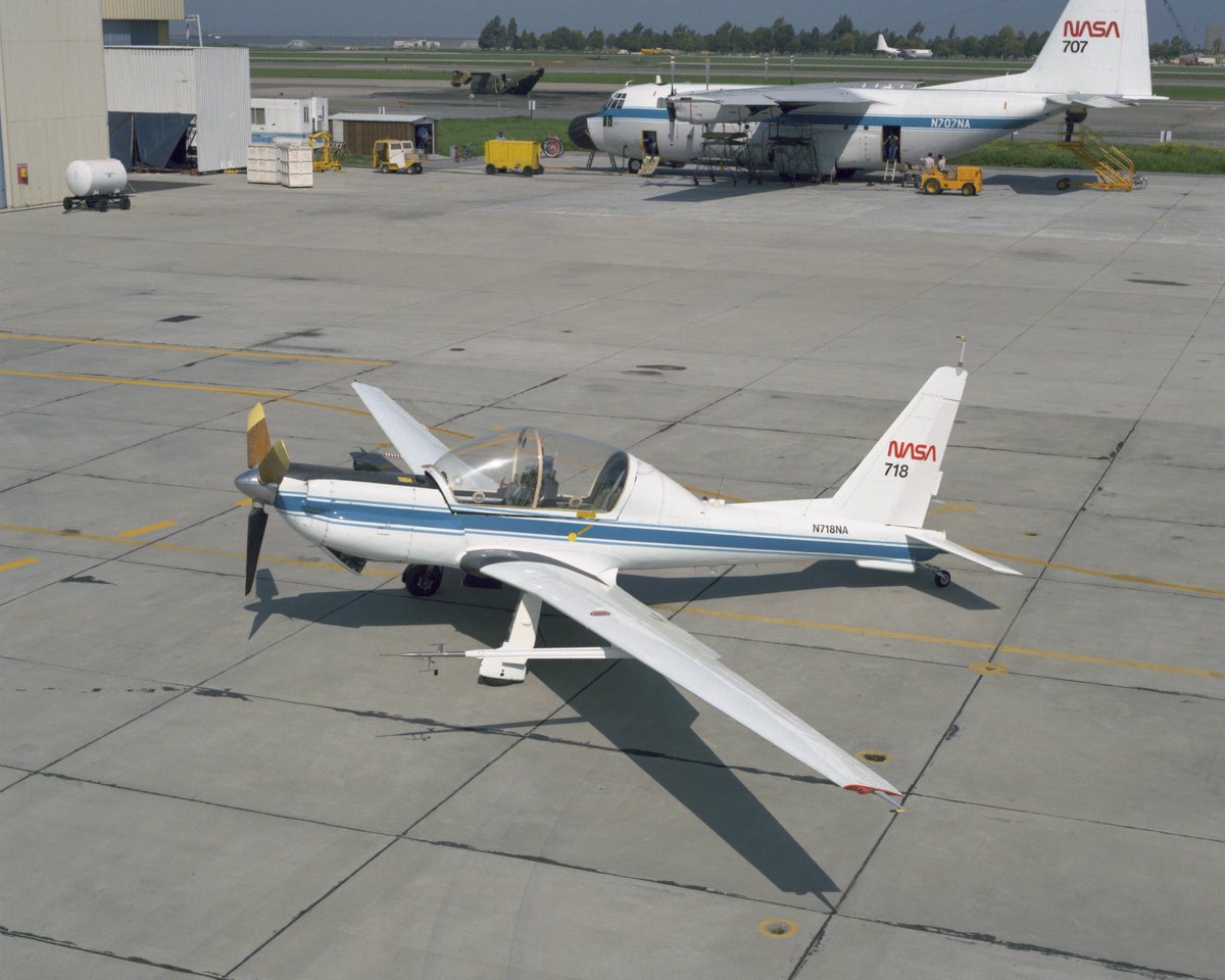 YO-3A "Quiet Plane" was a flying acoustic platform used as a microphone to study aircraft noise, especially helicopter noise.