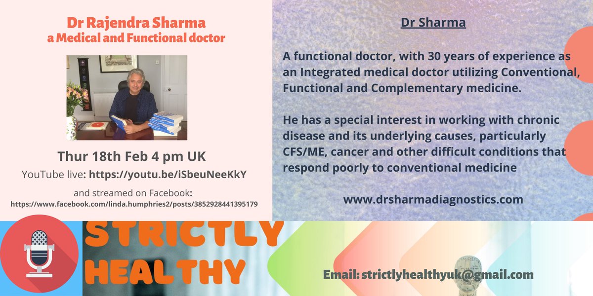 DrSDiagnostics's tweet photo. Join me tomorrow for a discussion on Covid, difficult medical conditions and how to #LiveLongerLiveYounger. 

https://t.co/2uyKGXuiSp

https://t.co/gzCmiDenN4 https://t.co/MOjawtlSPM
