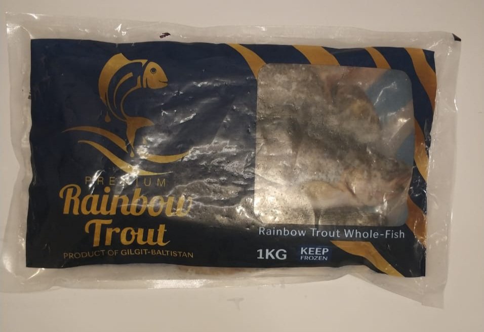 amberkhoja's tweet photo. Karachiites!
If you are a #Trout lover then this is a must try guys!“Premium Rainbow Trout” all the way from Gilgit Baltistan. U get 3 to 4 pieces in 1kg pack and it is simply delicious! Details of order and Delivery for #Karachi in the pic attached.
#Pakistan #gilgit_baltistan https://t.co/3rlq1RIYwU
