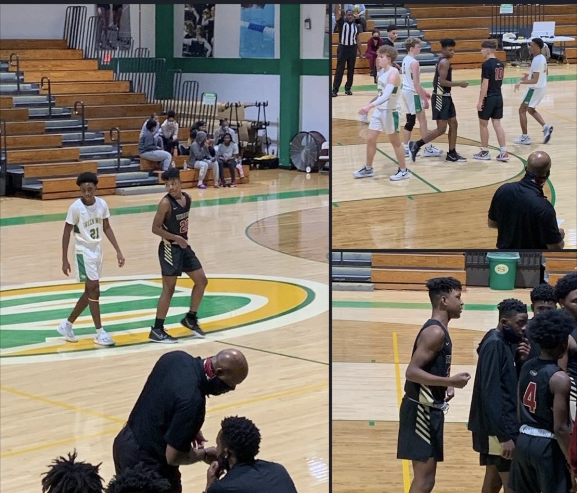 SwampFoxBBall's tweet photo. Freshman Jahlil Hope putting in some good minutes last night in a big win on the road! https://t.co/EHrRU26thb