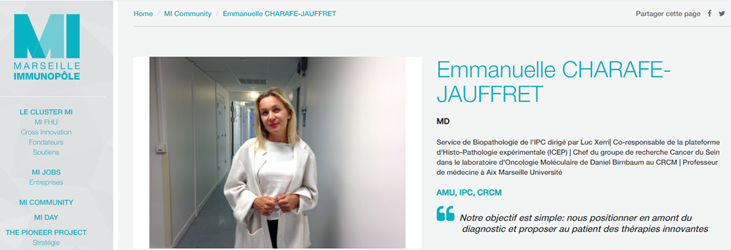 ...3ème Adjointe de la mairie des 9/10 de Marseille et vice-présidente de la Métropole AMP déléguée à la Santé.