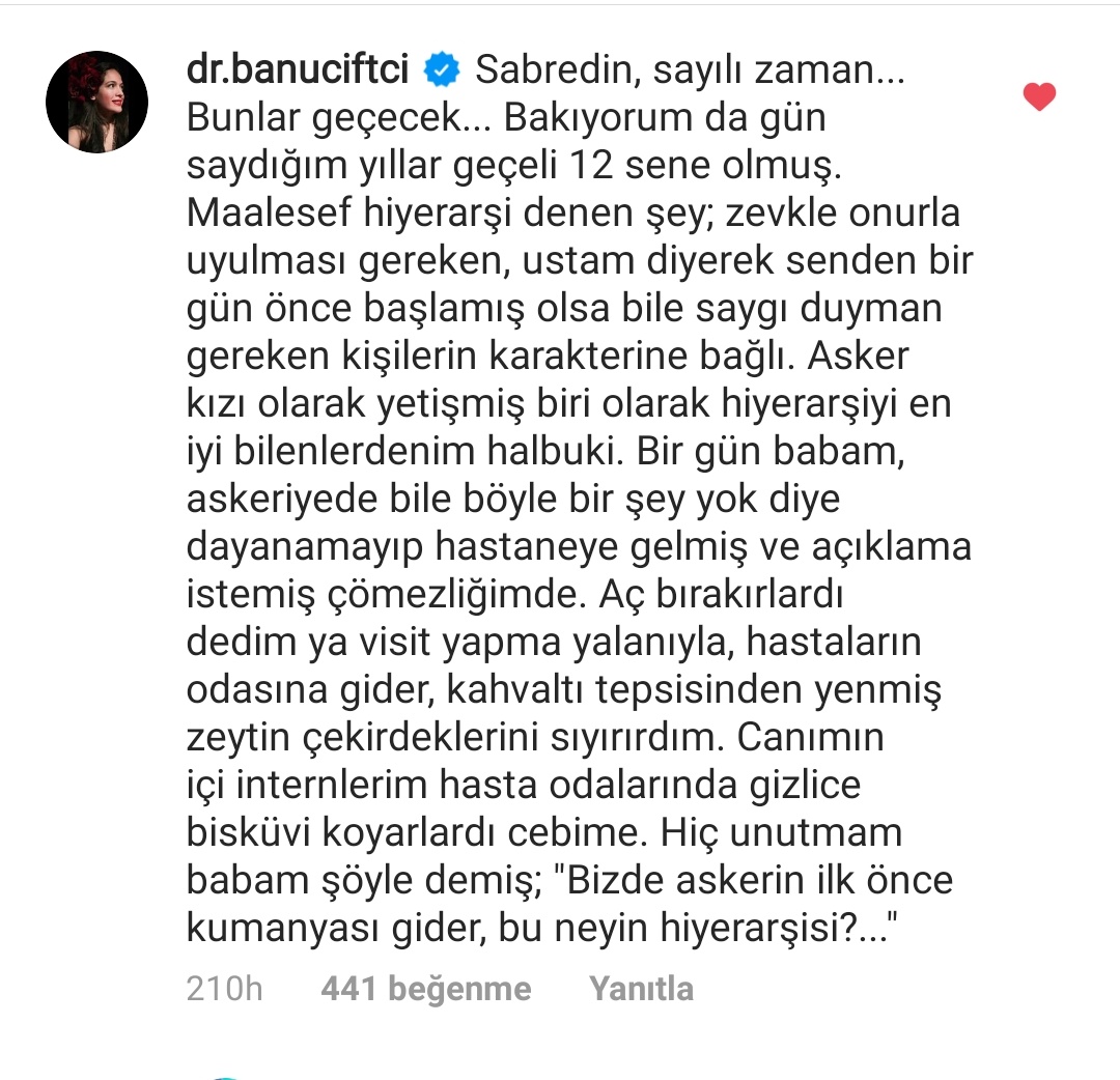 Dr. Banu çiftçi'nin asistanlığında gördüğü mobbing hakkında 4 sene önce yazdığı yazı. Mobbing senelerdir bu camianın büyük bir sorunu ve hiçbir şey yapılmıyor. #mobbingcinayettir