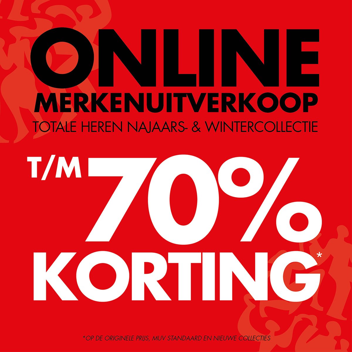 We hebben de prijzen van veel artikelen uit de heren najaars- en wintercollecties verlaagd. Vele topmerken winkel je nu met kortingen t/m 70%!
Ga naar onze webshop en laat je bestelling thuis bezorgen of haal deze op bij onze winkels. bit.ly/2OESBt3