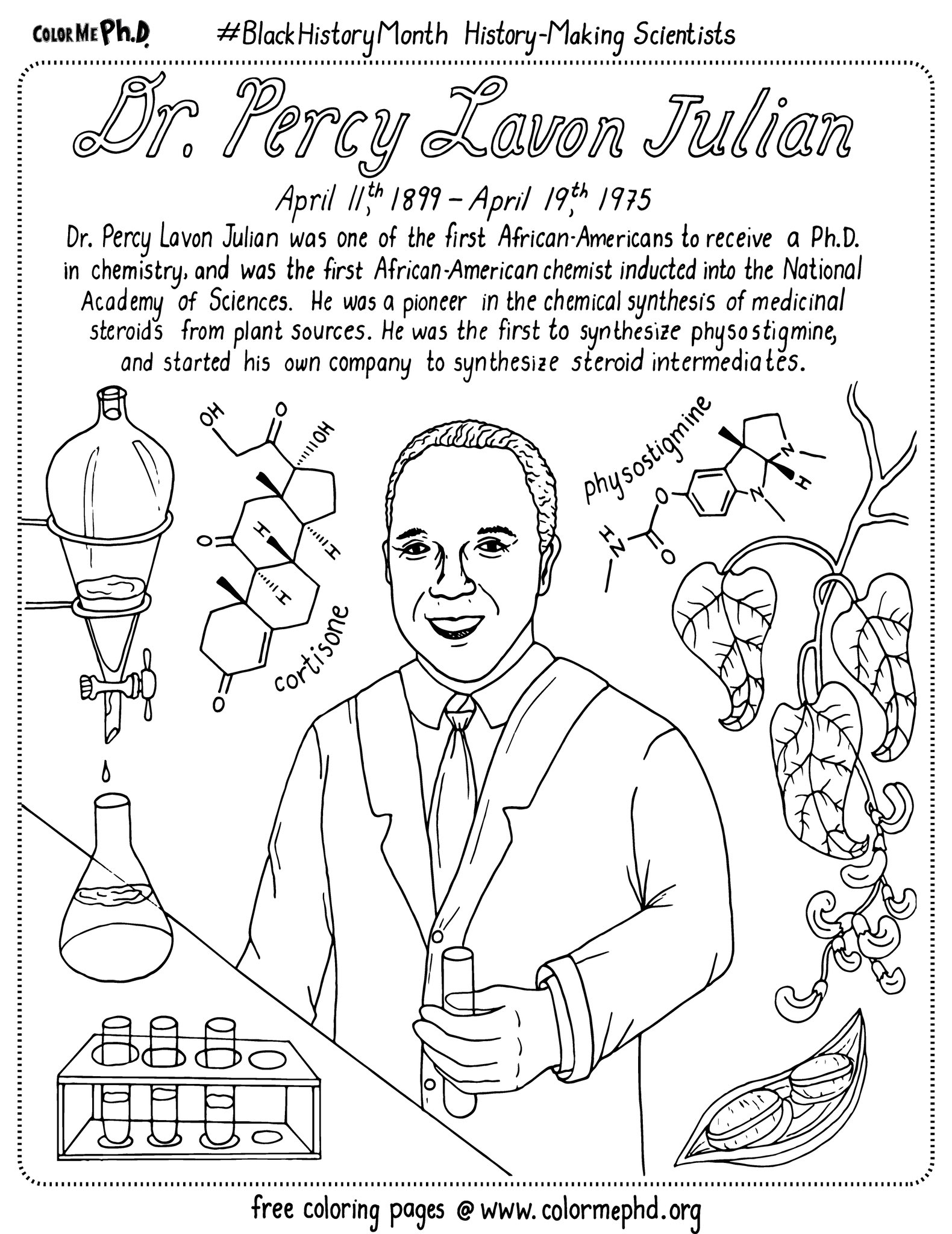 Colormephd On Twitter Today S Blackhistorymonth Coloring Page Features Zoologist Educator And Comparative Psychologist Dr Charleshturner Print Them All Free Amp Learn More Https T Co Qra3gus0se Https T Co Mdfqshcunq Twitter