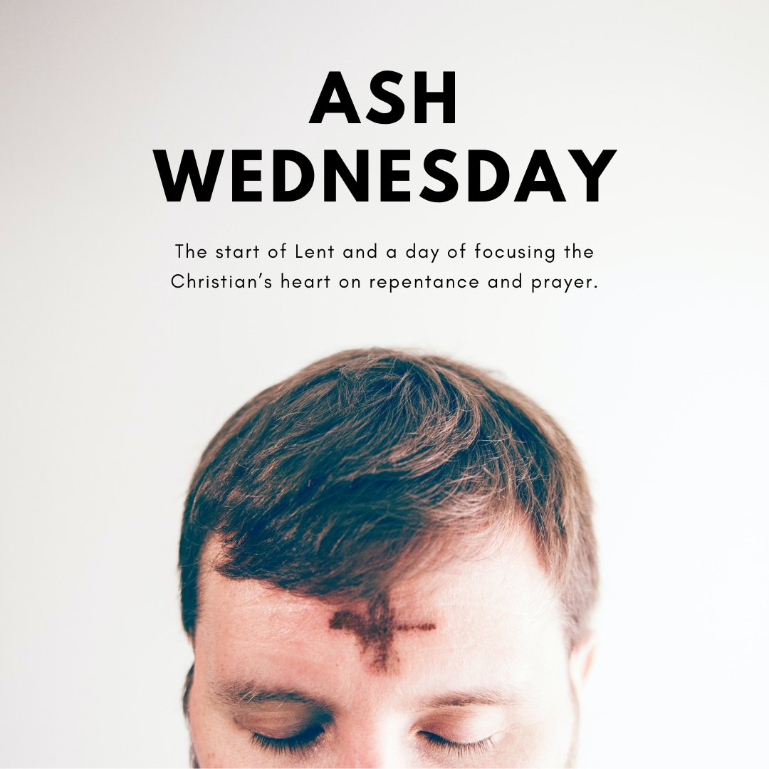 IWUcom's tweet image. Ash Wednesday marks the beginning of Lent and is always 46 days before Easter Sunday. Take some time today to focus on the Lord in prayer.

#ashwednesday  #lent  #iwucomm