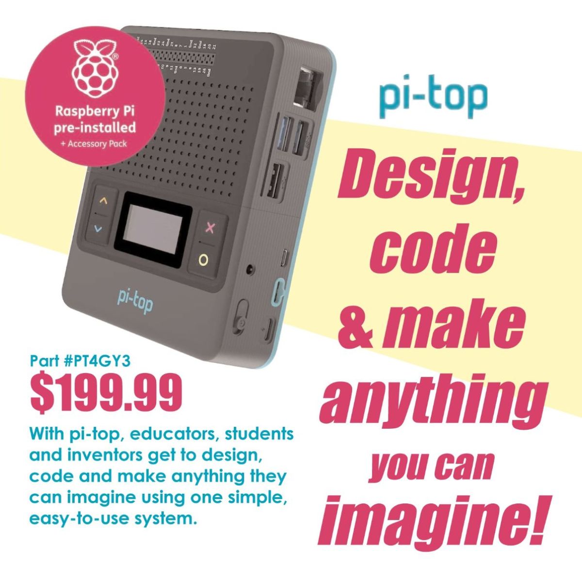 Join pi-top this Thursday, 2/18 at 3:30pm CST to review how job markets will change due to technology and how educators can utilize technology to adapt and prepare students. Attendees will be entered to win a pi-top 4 and Foundation Kit! Register at https://t.co/HNz9ph4qUf https://t.co/N3SlA0ApZr