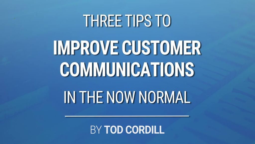 Improve Customer Communications In The New Normal by <a href="/todcordill/">Tod Cordill</a>. ed.gr/c68jy   #printerverse