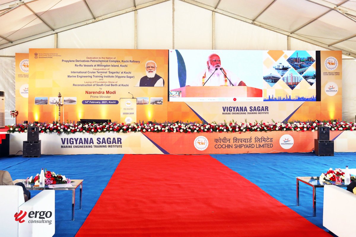 ergoexperiences's tweet photo. @ergoexperiences is proud to have associated with @cslcochin to organize the Inauguration of 'Vigyana Sagar', Cochin Shipyard Ltd's Knowledge and Skill development Center at Kochi, by Hon'ble Prime Minister Shri @narendramodi 

@mansukhmandviya @shipmin_india @madsnair66 https://t.co/k38EE4wnTA