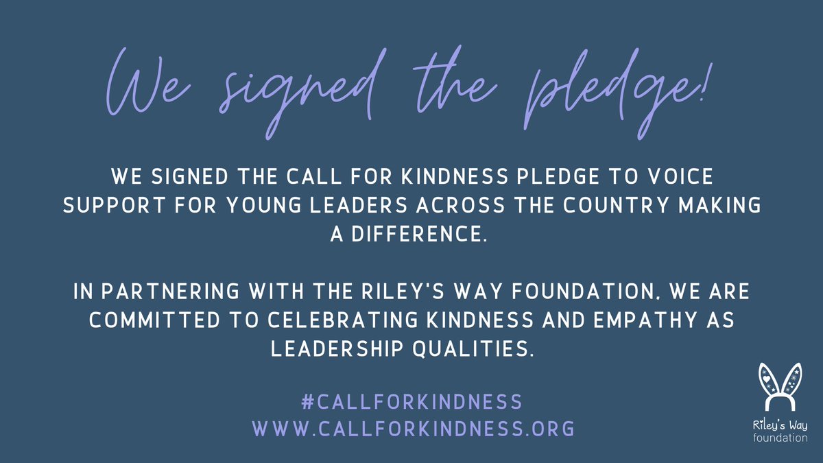 NNSP (@nnspartnership) on Twitter photo Answer the Call!
<a href="/RileysWayFdn/">Riley's Way Foundation</a> is looking for teens for the 2021 #CallforKindness – an opportunity for you to pitch your idea that will inspire kindness and strengthen your community. You could win up to $3,000 to make your idea a reality!
callforkindness.org Answer the Call!
<a href="/RileysWayFdn/">Riley's Way Foundation</a> is looking for teens for the 2021 #CallforKindness – an opportunity for you to pitch your idea that will inspire kindness and strengthen your community. You could win up to $3,000 to make your idea a reality!
callforkindness.org