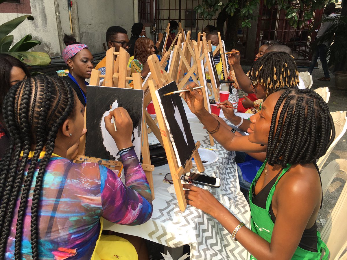 Paint and Sip with Gabzville tweet media