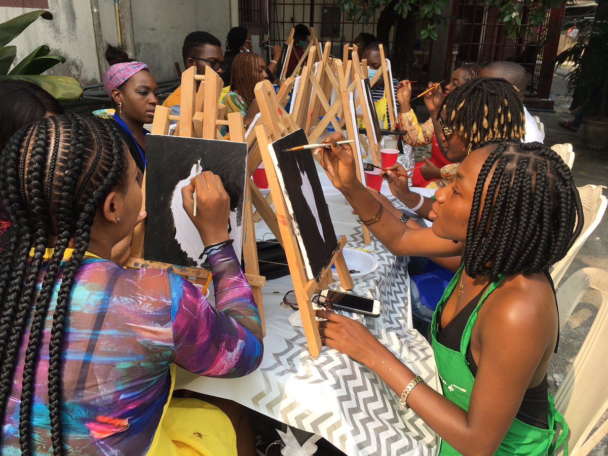 Paint and Sip with Gabzville tweet media