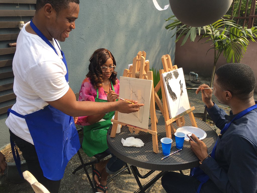 Paint and Sip with Gabzville tweet media