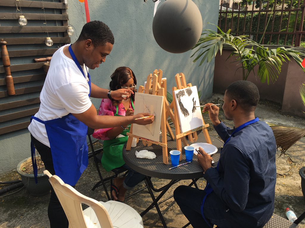 Paint and Sip with Gabzville tweet media