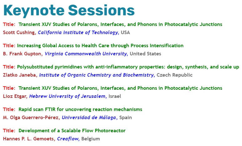 Creaflow is keynote speaker on the International Webinar on Chemistry! 

Take a look on our website for more information: creaflow.be/news/creaflow-…