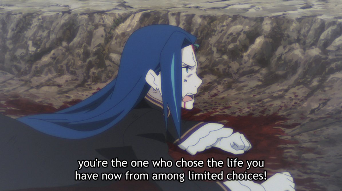 Just like almost every older character in the series, Hector has a connection to Echidna, and seemingly a score to settle.We don't get to see what happens next as we follow Ryuzu, but notice Hector's outfit, his tic of prolonging words, and the orange eyes.