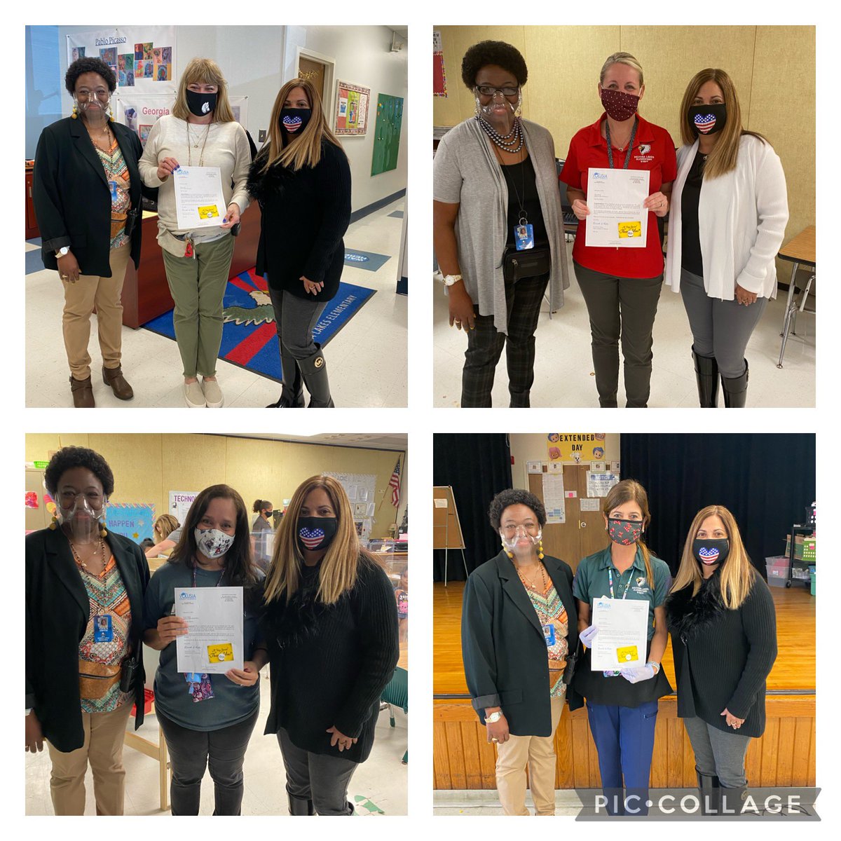 Celebrating service and dedication to <a href="/volusiaschools/">Volusia County Schools</a> <a href="/HopeNoga/">Hope Noga</a> 25 yrs, <a href="/taschur/">Tara Rowley</a> 20 yrs, Miss Maria 20 yrs and Miss Lenny 20 yrs! We appreciate you! <a href="/ramonita_ortiz1/">Ramonita Ortiz</a> <a href="/tngriffi_tonya/">Tonya Griffin</a> @VCSColon