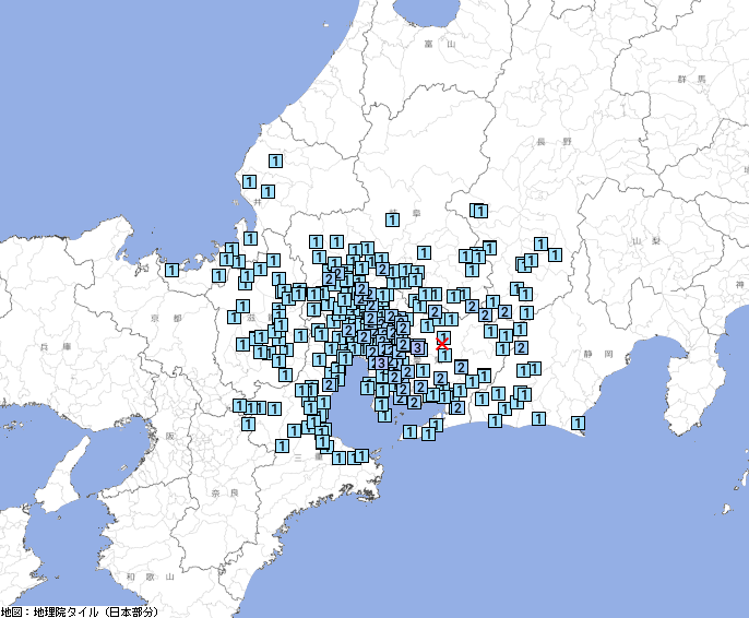 P2p地震情報 地震情報 02 18 03 58頃 震度3 愛知県西部 深さ約40km M4 2 津波の心配なし 震度3 愛知県豊田市 東海市 震度2 愛知県名古屋千種区 名古屋北区 名古 P2pquake 地震 Earthquake T Co Krq5bjfyzk T Co J9eig0pvv3