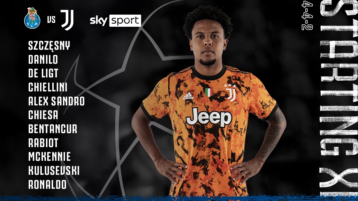 Il nostro 𝕊𝕥𝕒𝕣𝕥𝕚𝕟𝕘 𝕏𝕀 per #FCPJuve 📝

 #JuveUCL #ForzaJuve