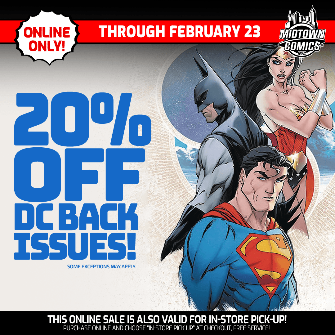 MidtownComics's tweet photo. Now's the time to beef up your collection of DC Comics back issues and save BIG through 02/23/21!
https://t.co/J1LNMYm3uz
@DCComics @DCBatman @DCWonderWoman @DCSuperman #DCbackissues #DCsilverage #MidtownComicssale https://t.co/vlCVB3v17n