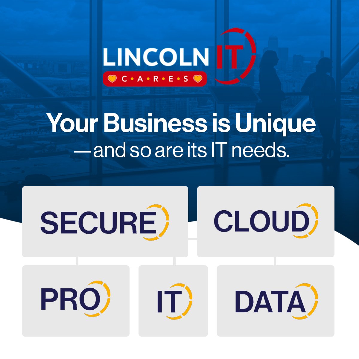 Lincoln_CompSvs's tweet photo. Your business is unique—and so are its IT needs. Each LincolnIT Care brand is designed to provide you and your business with the tools and IT services you’ll need for success.
Learn more: https://t.co/LDuyeGVh13
#NYCMSP #LongIslandMSP #ManagedServices #Cloud #security #BDR #RMM https://t.co/1Ecge4bJw8