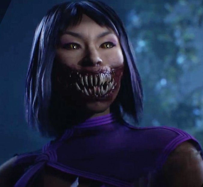 Guymay on X: I think Baraka and Mileena's teeth are inspired from Venom…  But to be honest, their teeth always give me the creeps…🥴 There are 3  things in Mortal Kombat 11