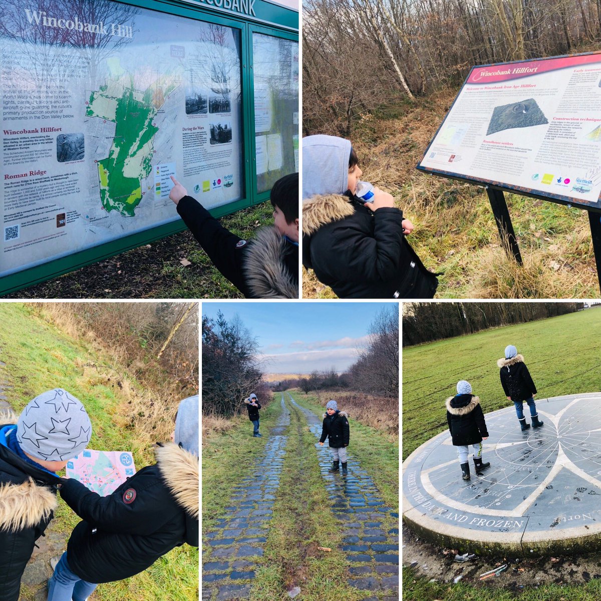 JemourAnna's tweet photo. Today’s #CHALLENGE #Day3 Traces of Romans on The Wincobank Hill and Queen Cartimandua’s Monument who was queen of the Yorkshire Britons when the Romans invaded England. She made #Peace  with the Romans. #WowWincobank #outdoorfun #halftermfun #DiscoverMore #LearningNeverStops https://t.co/O5dNpa6FOf