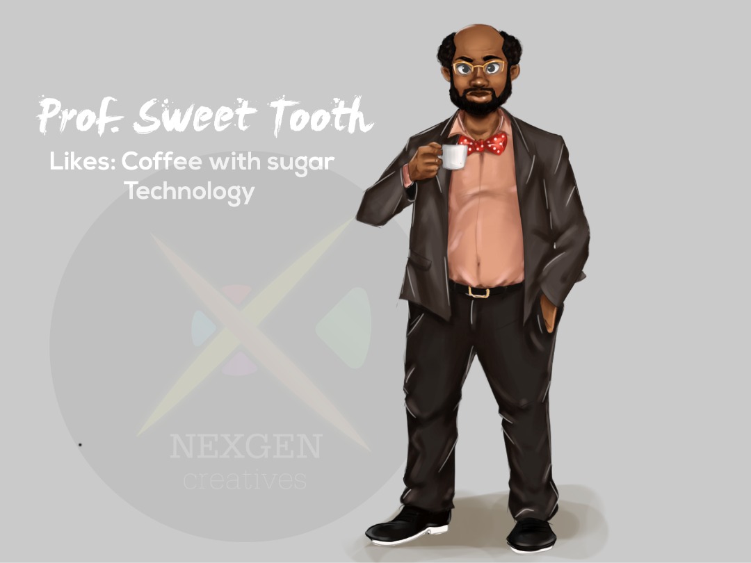 nexgencreatives's tweet photo. Prof sweet tooth is one amazing character illustrated here at Nexgen by Felix. Kudos to the writer who developed it. Prof is like this genius teacher inventor, and the story takes turns you will not expect.
#illustration #doodle #nexgencreatives #draw #art #AdobeCreativeCampus https://t.co/8K5CtkPfXx