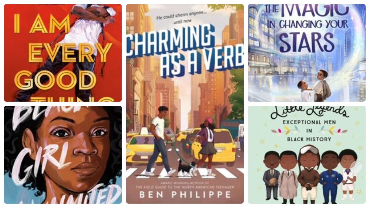 We’ve picked a few of our favorite books that shine a spotlight on #BlackCharacters and #BlackVoices. From gripping stories in realistic fiction novels to highlighting the names and faces of game-changers in biographies, here are a few ideas: bit.ly/3atdlMM