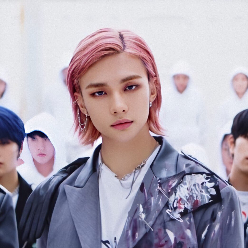 Hwang Hyunjin from Stray Kids (20)-dancer, rapper, vocalist, visual-Also know for his androgynous/fluid style -is always sporting accessories such as earrings