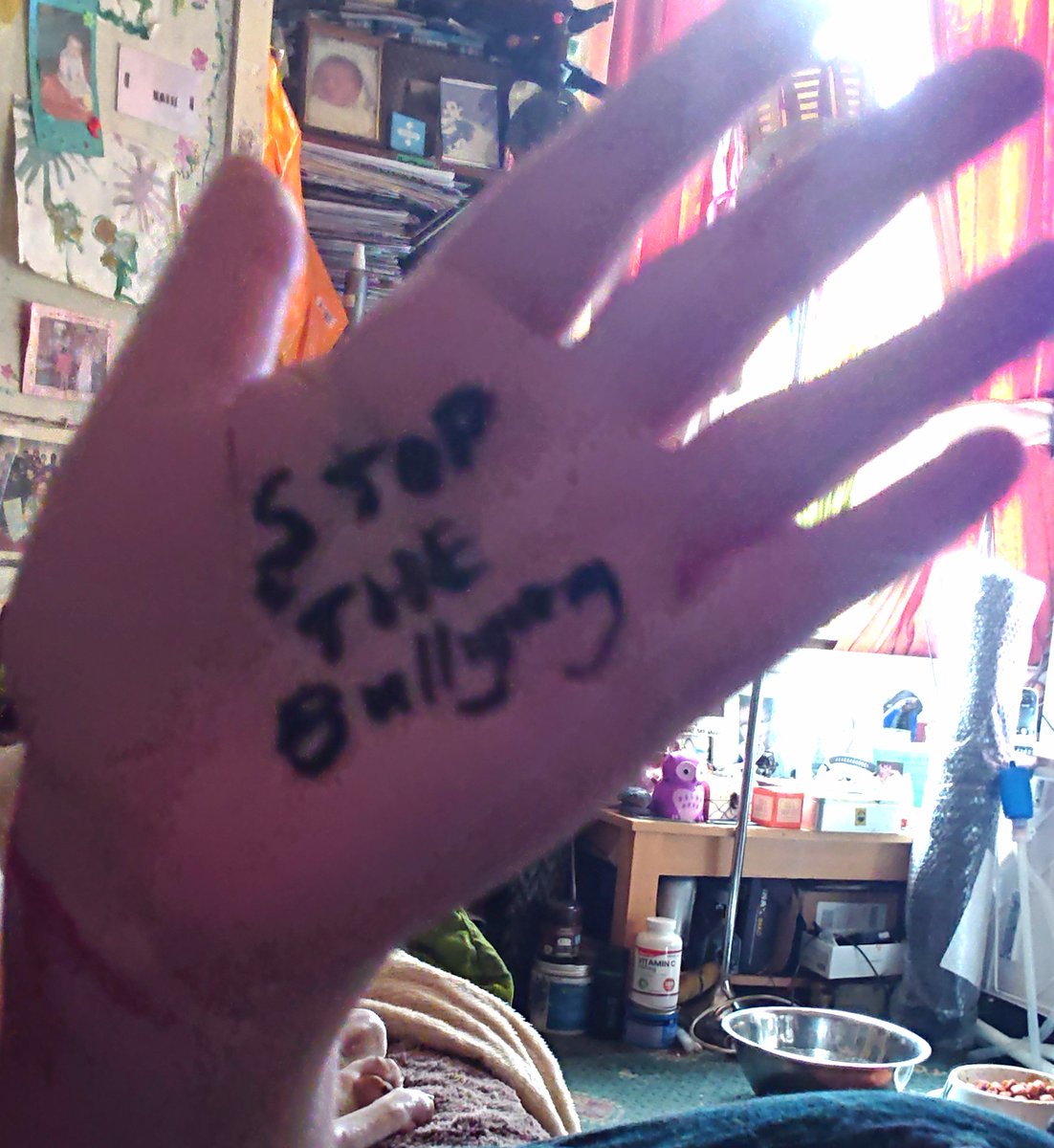 PoetKatie's tweet photo. Online bullying is not OK. The hate against @ChristianKilduf, made me cry and angry. I've had hate myself. #Hate can lead to depression, self harm and even suicide. Please stop the abuse #BeKind #stopbullying #stopdisabilityhate #stopthehate #disabilityawareness @signalongwithus https://t.co/TUCoBQlATz