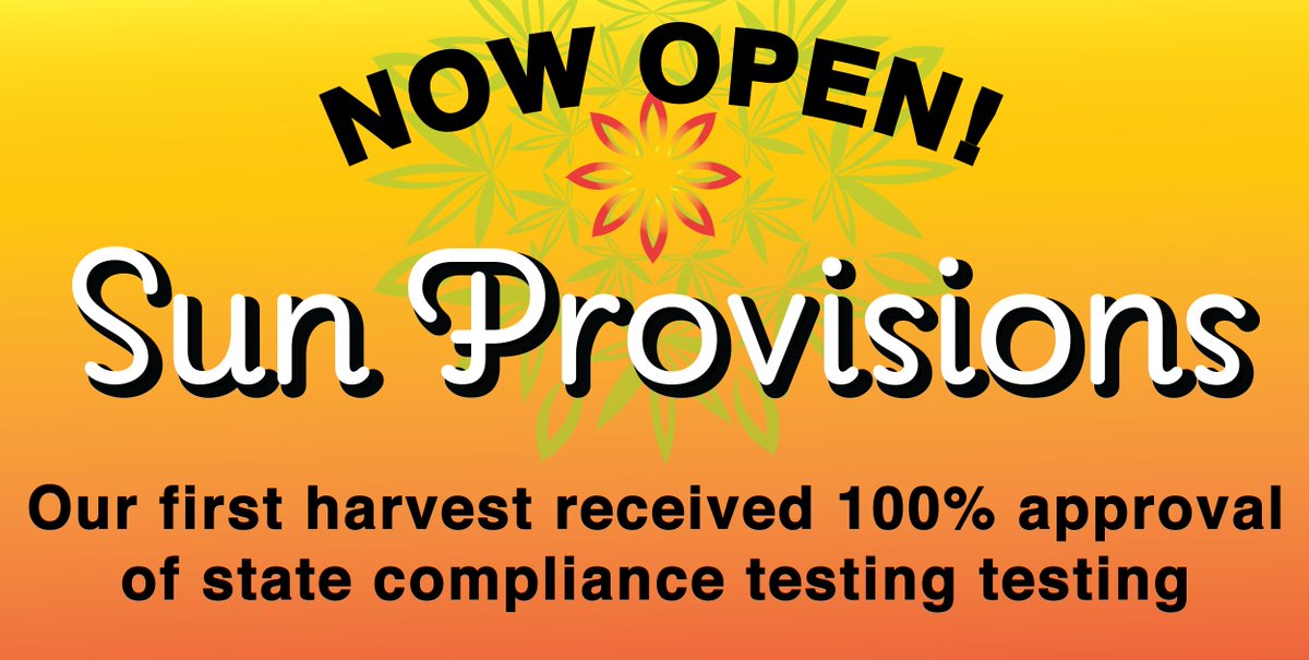 SunProvisions's tweet photo. That's right - 100%! Get in quick, you'll be happy you did. Open today between 11 am and 8 pm.  107 W. Delaware Decatur, Michigan. #sunprovisions #lightenup #cannabiscommunity https://t.co/7mfLksOh37