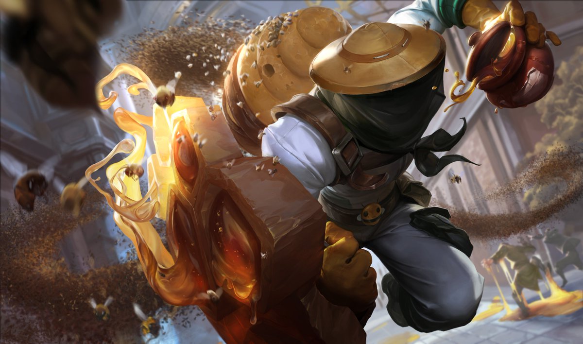 LeagueOfLegends's tweet image. You can call them the BEE team, they'll make it to the top! Who's ready to swarm?🐝🐝🐝🐝🐝