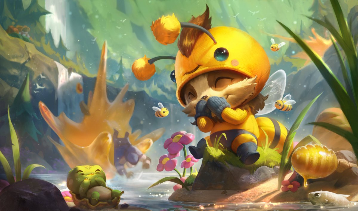 LeagueOfLegends's tweet image. You can call them the BEE team, they'll make it to the top! Who's ready to swarm?🐝🐝🐝🐝🐝