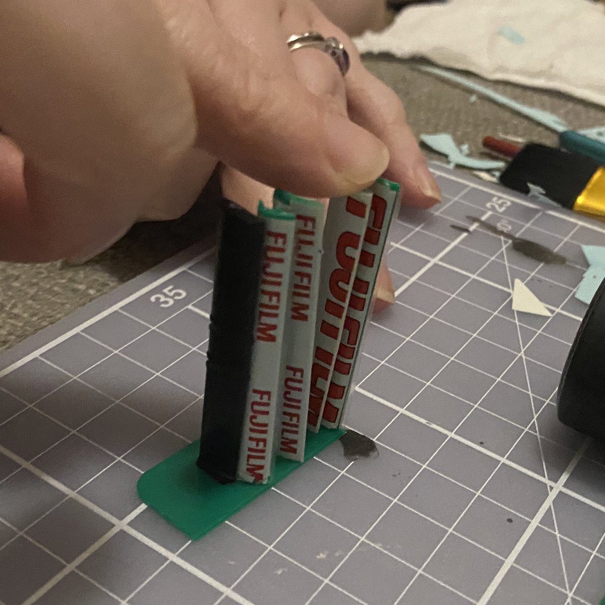 Didn’t get all the tweets about how annoying model making can be. Now we get it. This rear wing is absolutely infuriating, been doing it for 2 hours and not sure how we’ve not thrown it out the window in a rage yet 