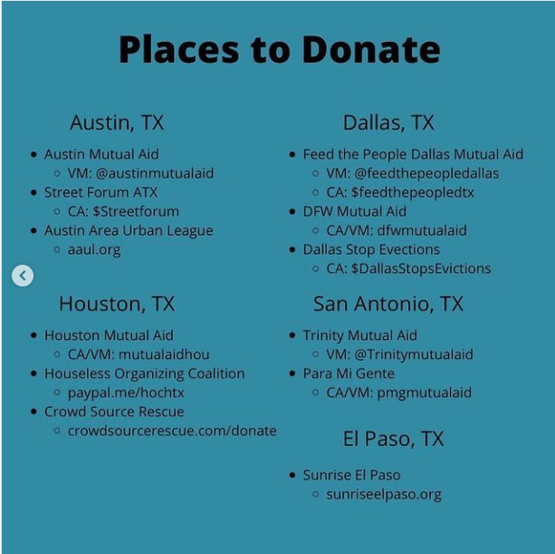 BigMedium's tweet photo. So grateful &amp; inspired by our community leaders who show us many ways to be there for each other. If you're able, consider donating to these amazing groups, DAWA(Venmo @dawaheals) Austin Mutual Aid(Venmo @austinmutualaid). Austin EMS Association (Fundraiser link in their bio) https://t.co/ehnuHoVGNv