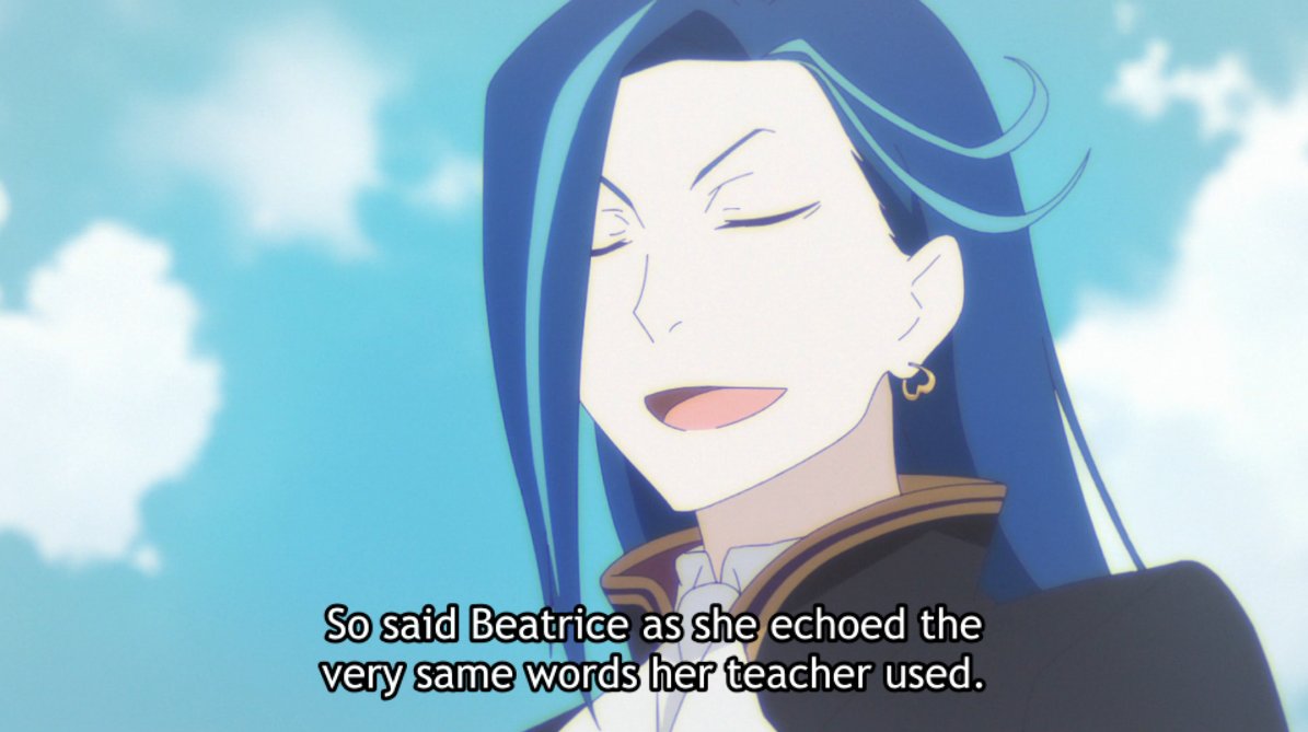 I'm sad the mention of Geuse didn't make the cut, but this little bit of Sanctuary SOL was great at establishing character dynamics, further underlining just how strong of a presence Echidna has behind every moving piece of Arc 4.