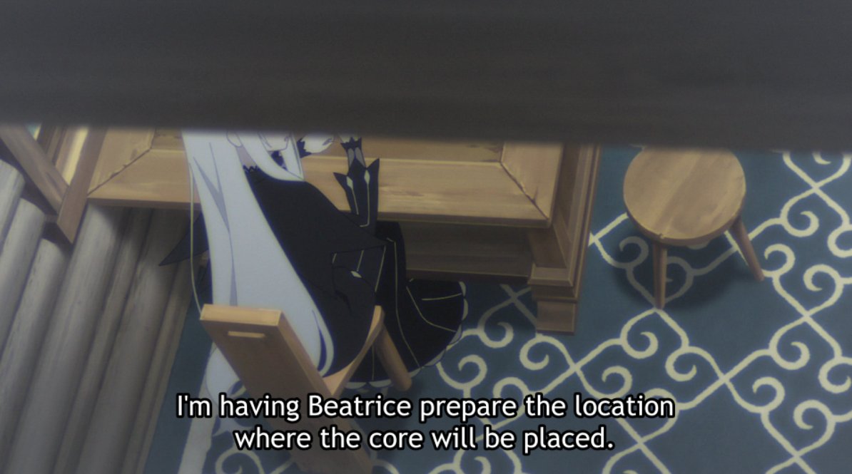 Every interaction between the Sanctuary group is natural, except when it comes to those with Echidna. Her face is always hidden, and she has no qualms doing things behind Beatrice's back. She doesn't mind pulling all of her allies' strings, sacrificing Ryuzu & Roswaal.