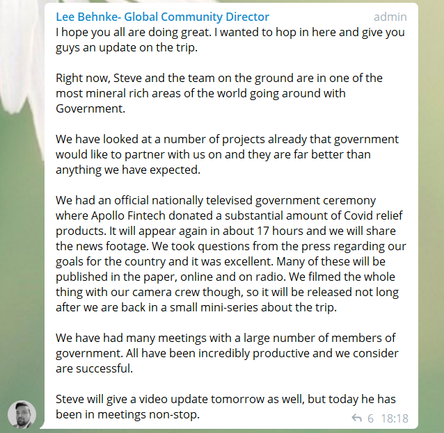 hypnotist108's tweet image. #BTC for 52k or for the same money you can have 52 million #APL That will almost definitely hit 1000 x or more  you do the math!!!
Update from #Zambia with another 3 countries to be visited on this tour and many more on other tours.

#xrp #Ethereum #BNB #TRON #EOS #LTC #Cardano