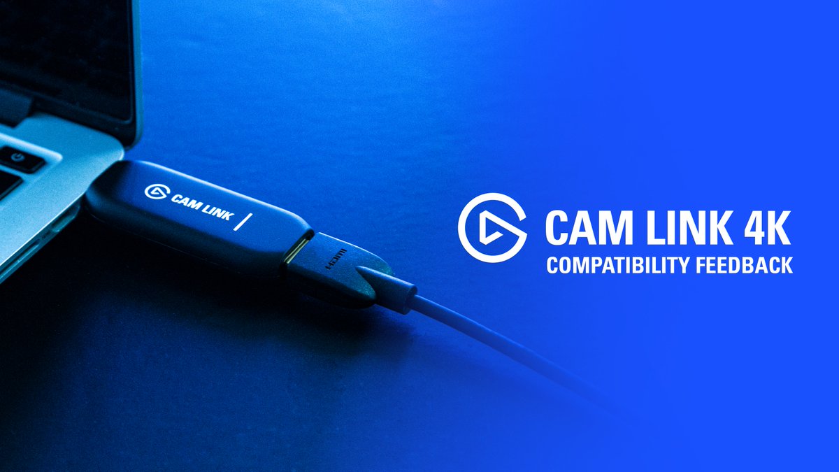 Tram Computerspelletjes spelen Lunch Elgato on Twitter: "We have a Cam Link 4K Camera Feedback Form! 📷 We'll be  using this to collect feedback on new cameras, update information on cameras  already on the list, and