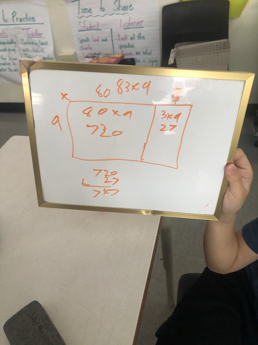 5McCormack1's tweet photo. Showing what we know about 2 dig x 1 dig mult. before moving onto 2 dig x 2dig! Everyone loved the #AreaModel @RockyElementary #Math #Multiplic https://t.co/bNT9zDa7QY